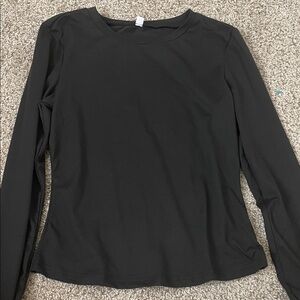 Classic Black Long Sleeve Top